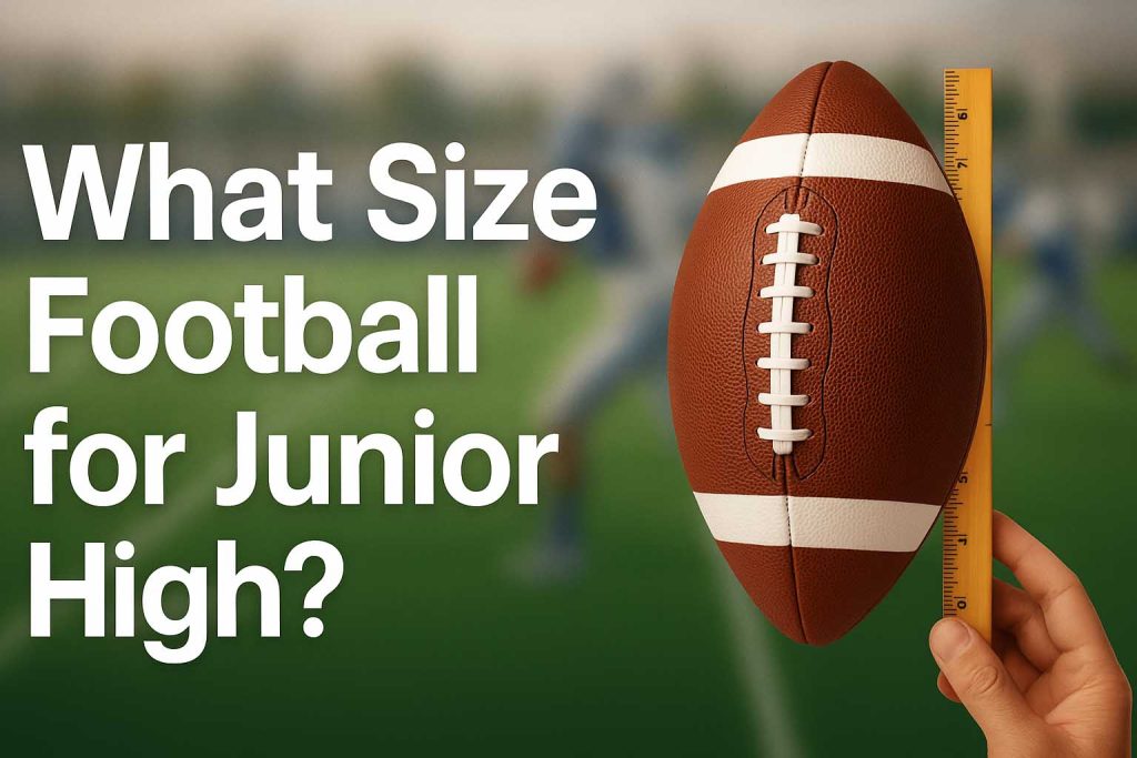 What Size Football for Junior High