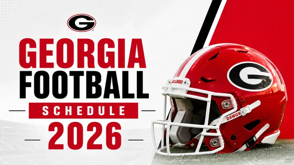 Georgia Football Schedule 2026