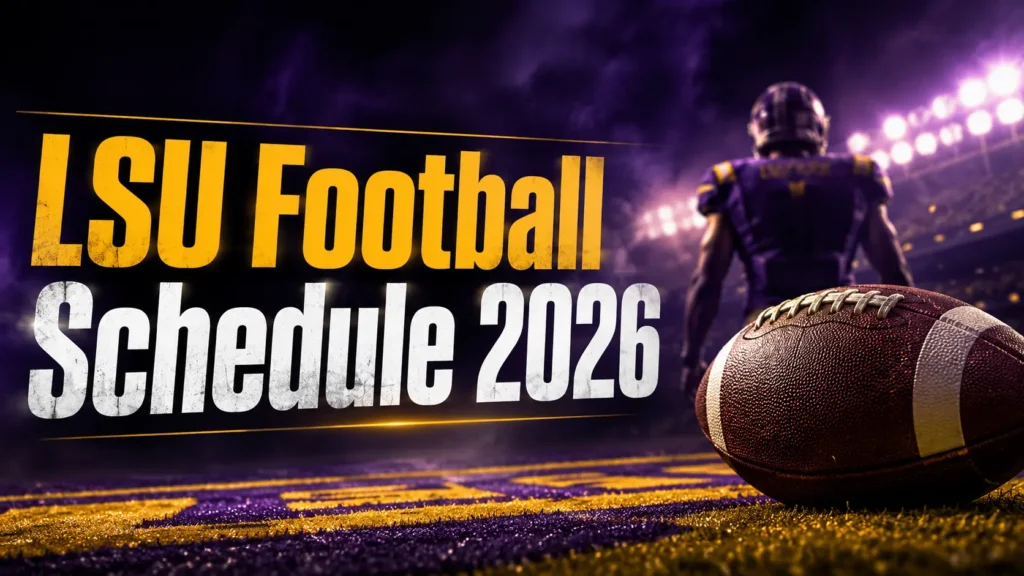 LSU Football Schedule 2026