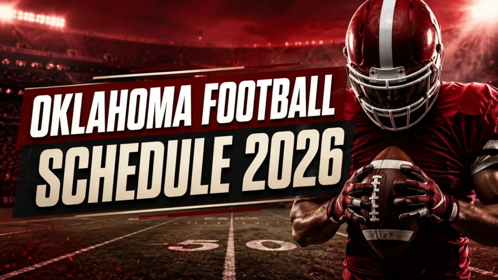 Oklahoma Football Schedule 2026