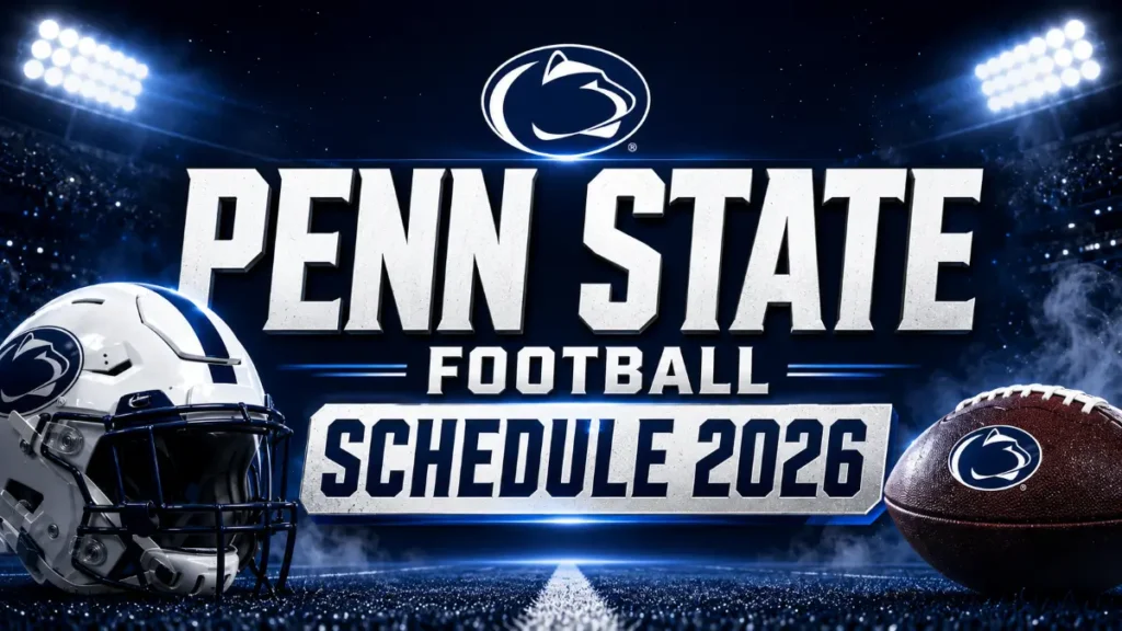 Penn State Football Schedule 2026