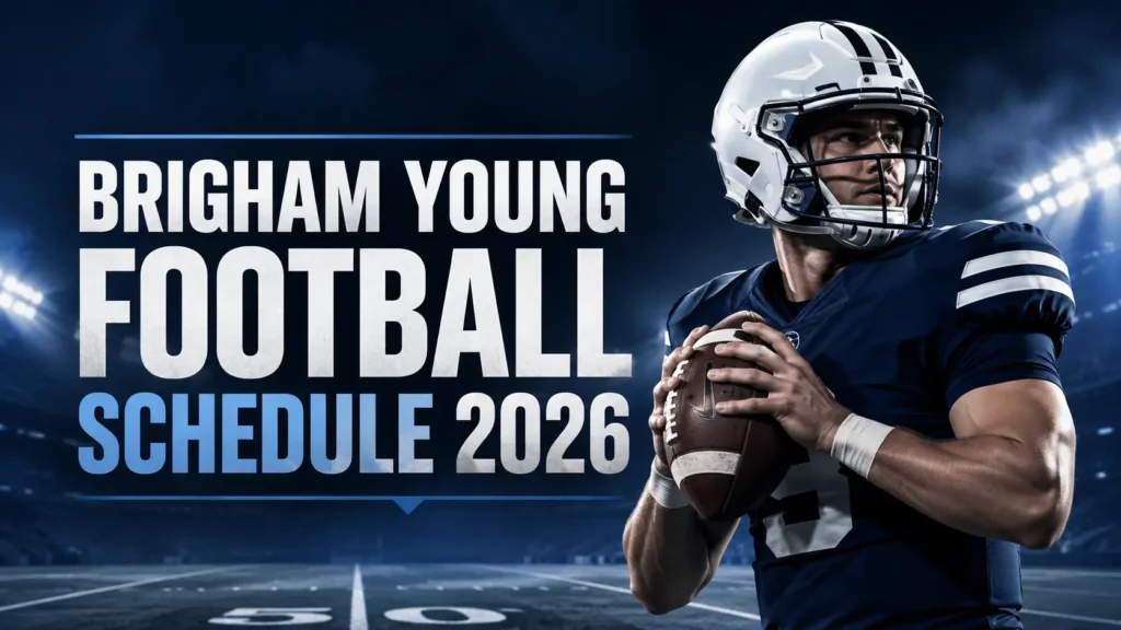 Brigham Young Football Schedule 2026