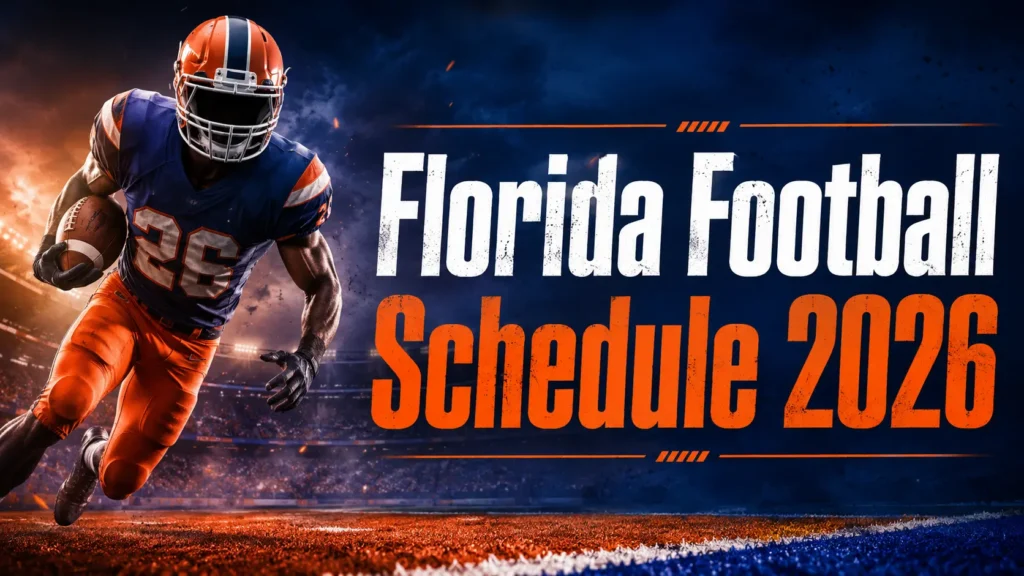 Florida Football Schedule 2026