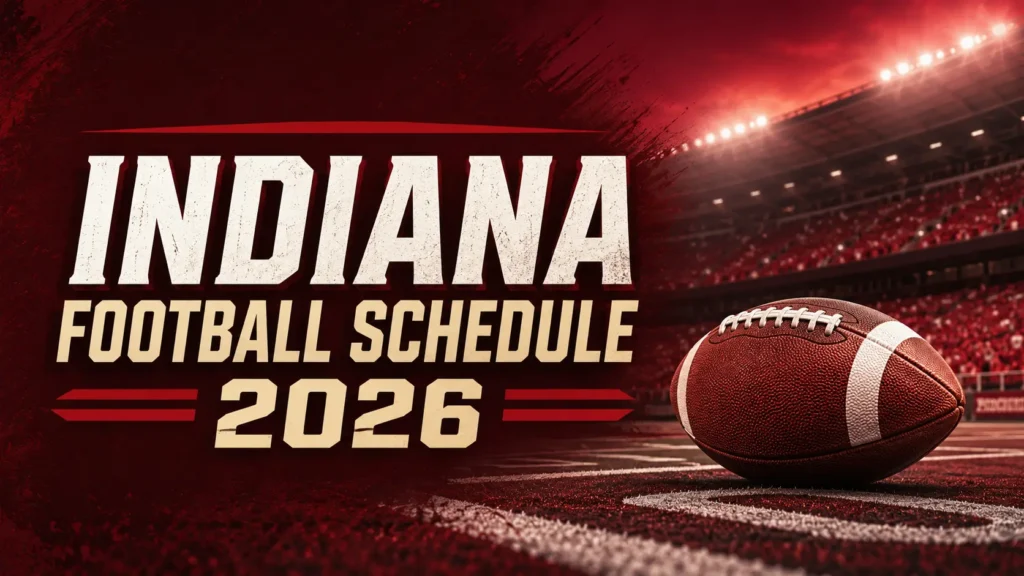 Indiana Football Schedule 2026