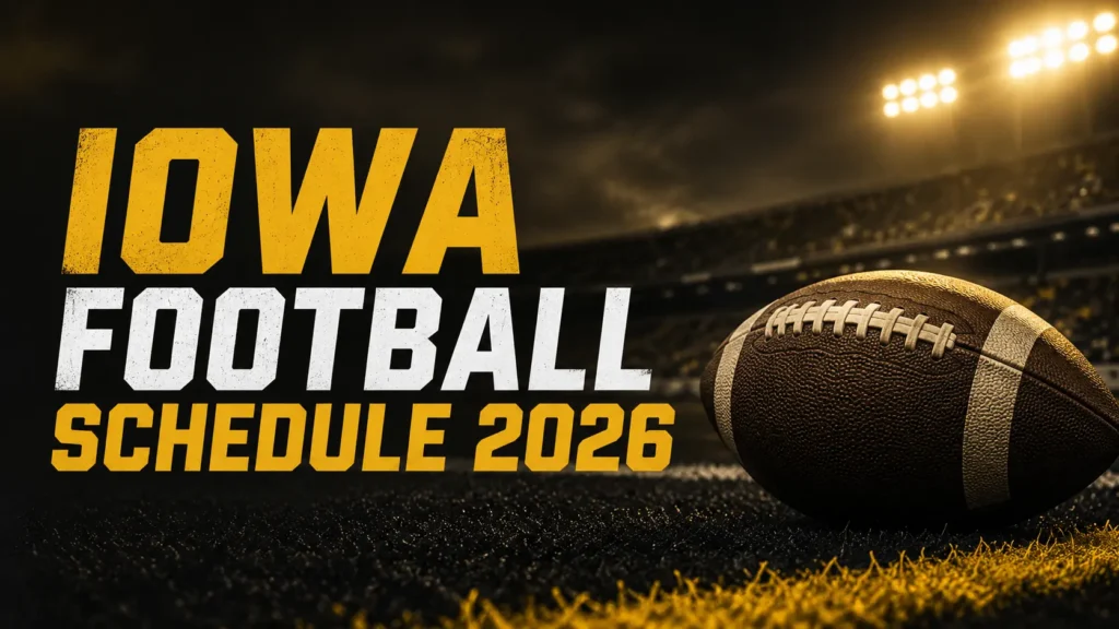Iowa Football Schedule 2026