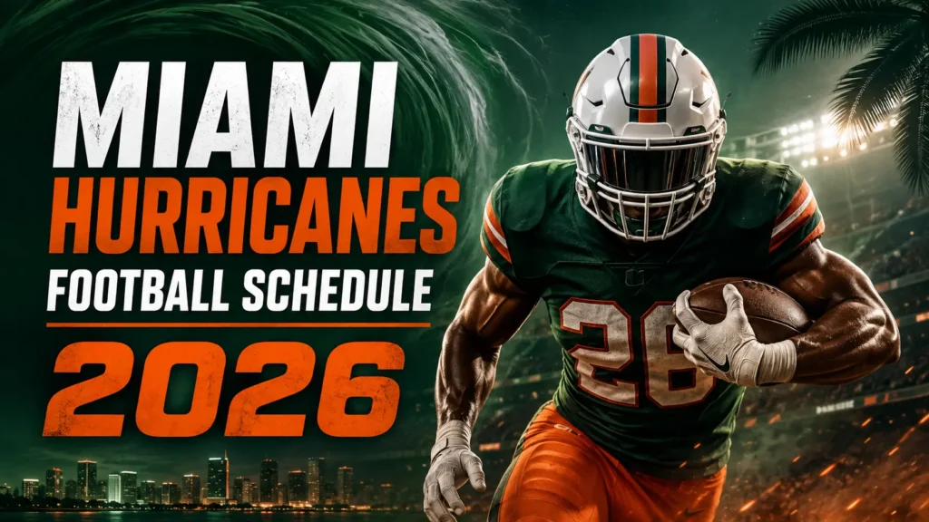 Miami Hurricanes Football Schedule 2026
