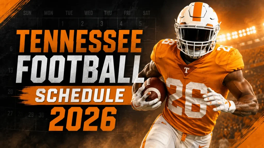Tennessee Football Schedule 2026