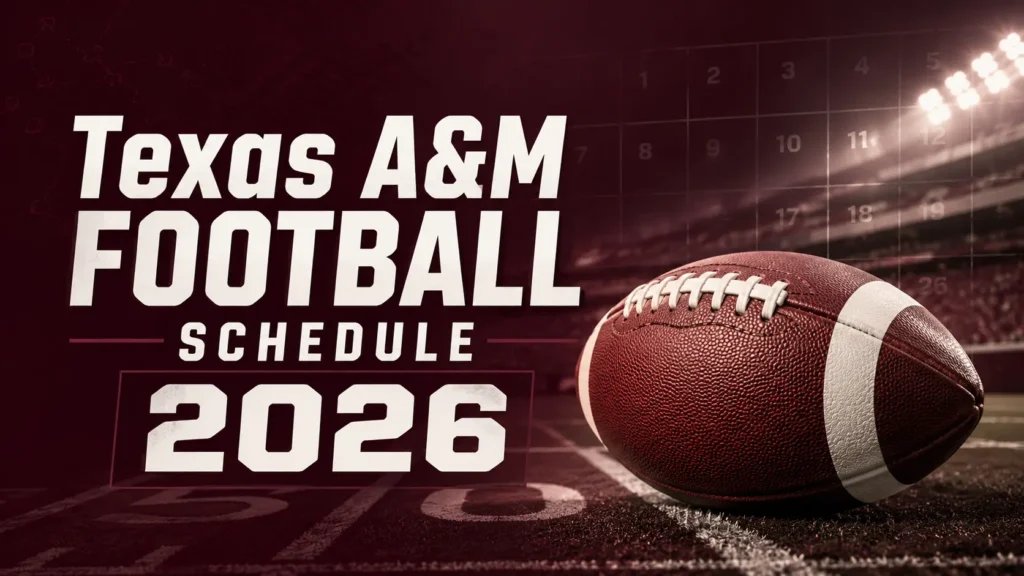 Texas A&M Football Schedule 2026