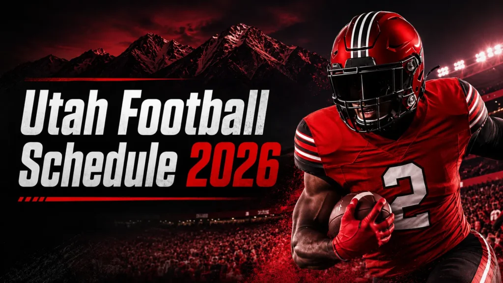 Utah Football Schedule 2026