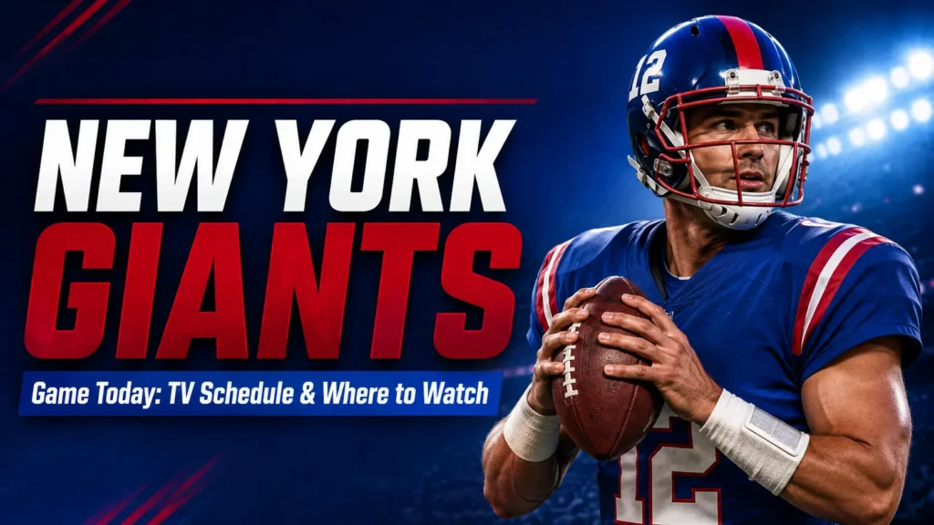 New York Giants Game Today